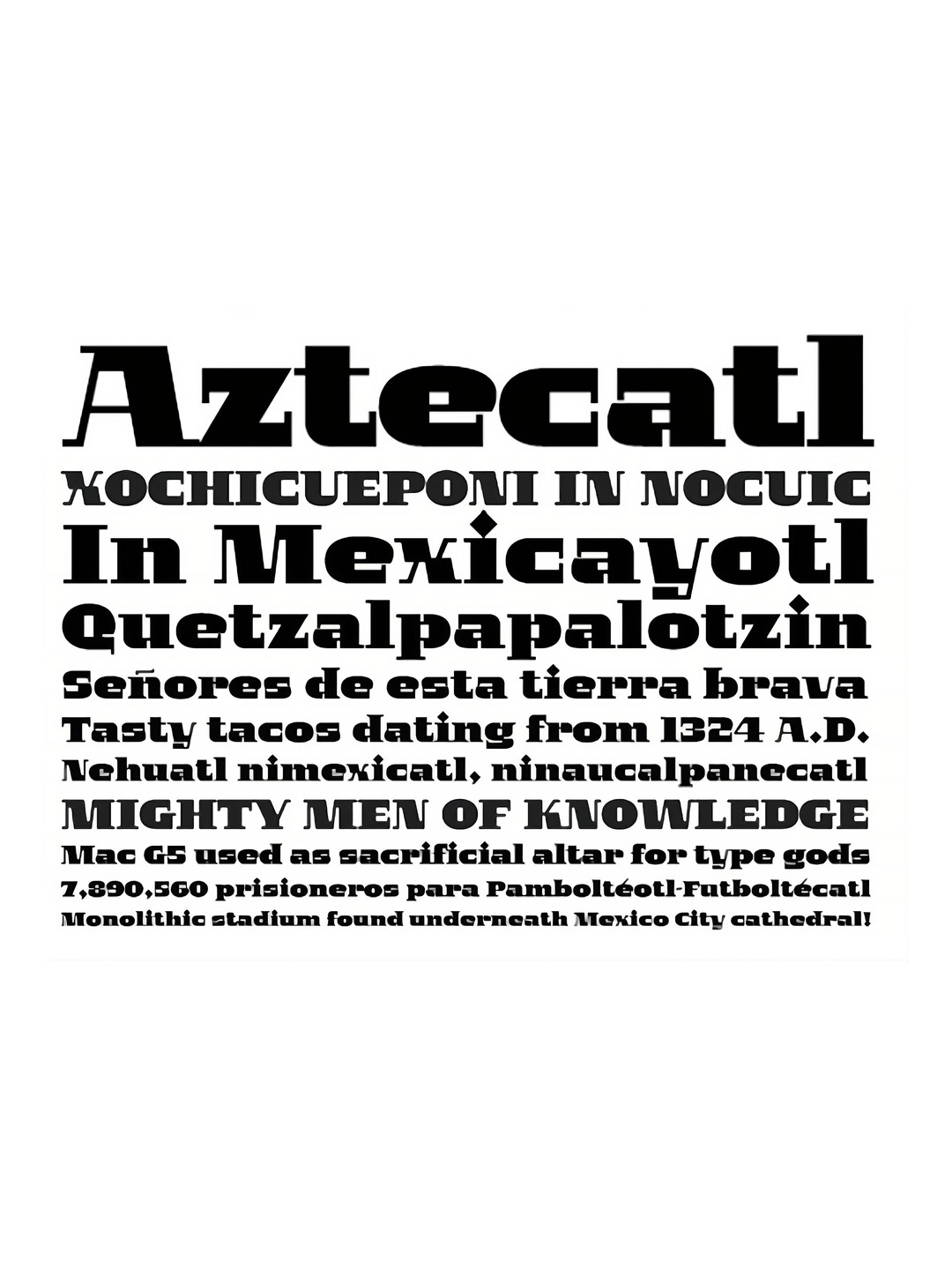 Specimen Aztlan