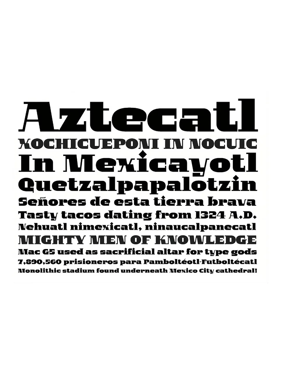 Specimen Aztlan