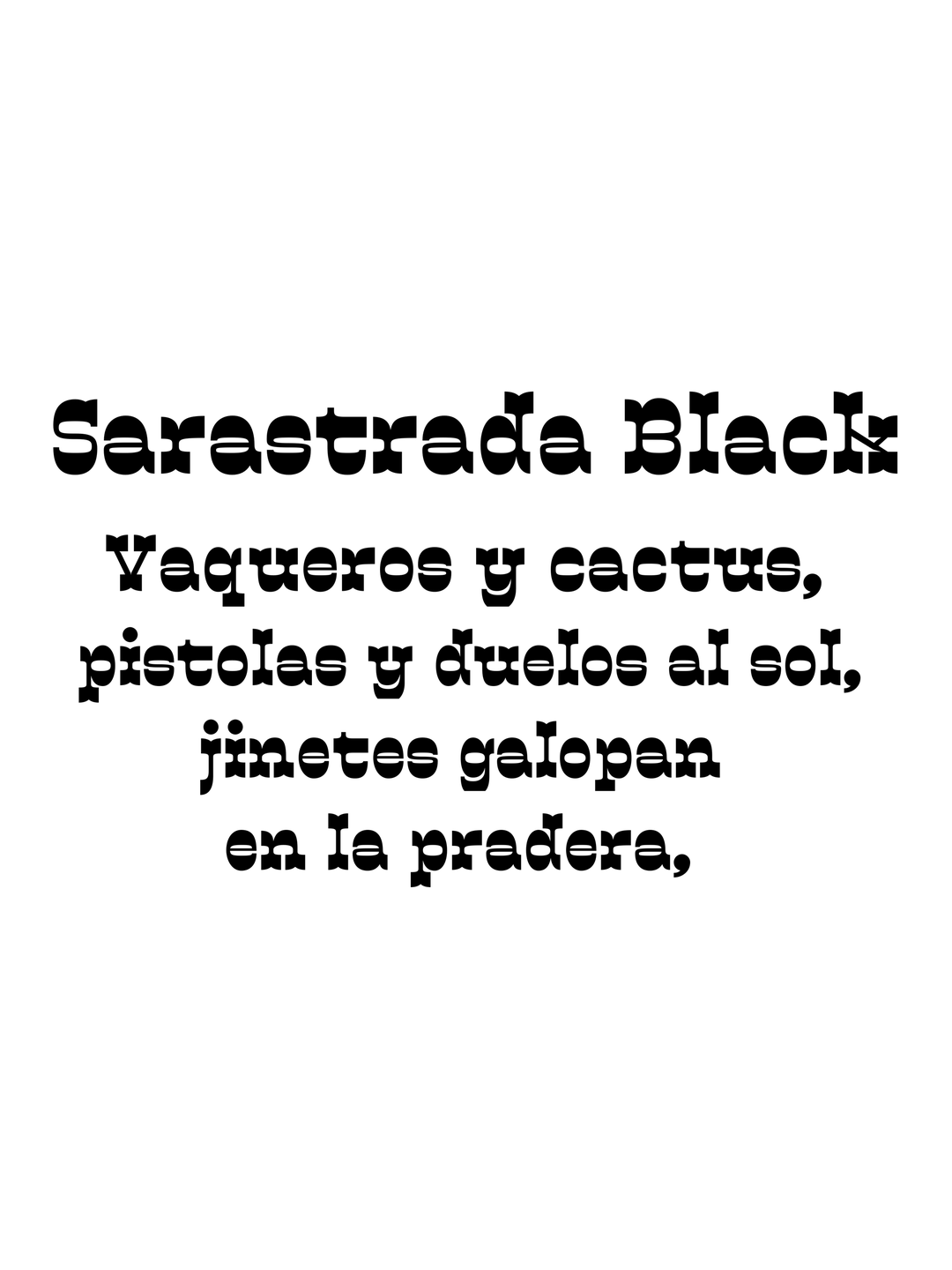 Specimen Sarastrada