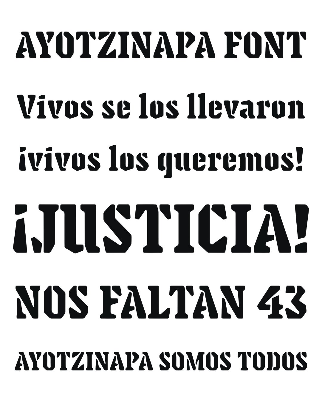 Specimen Ayotzinapa