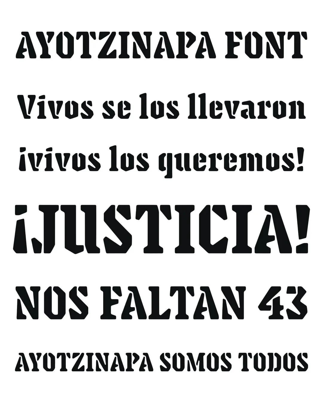 Specimen Ayotzinapa