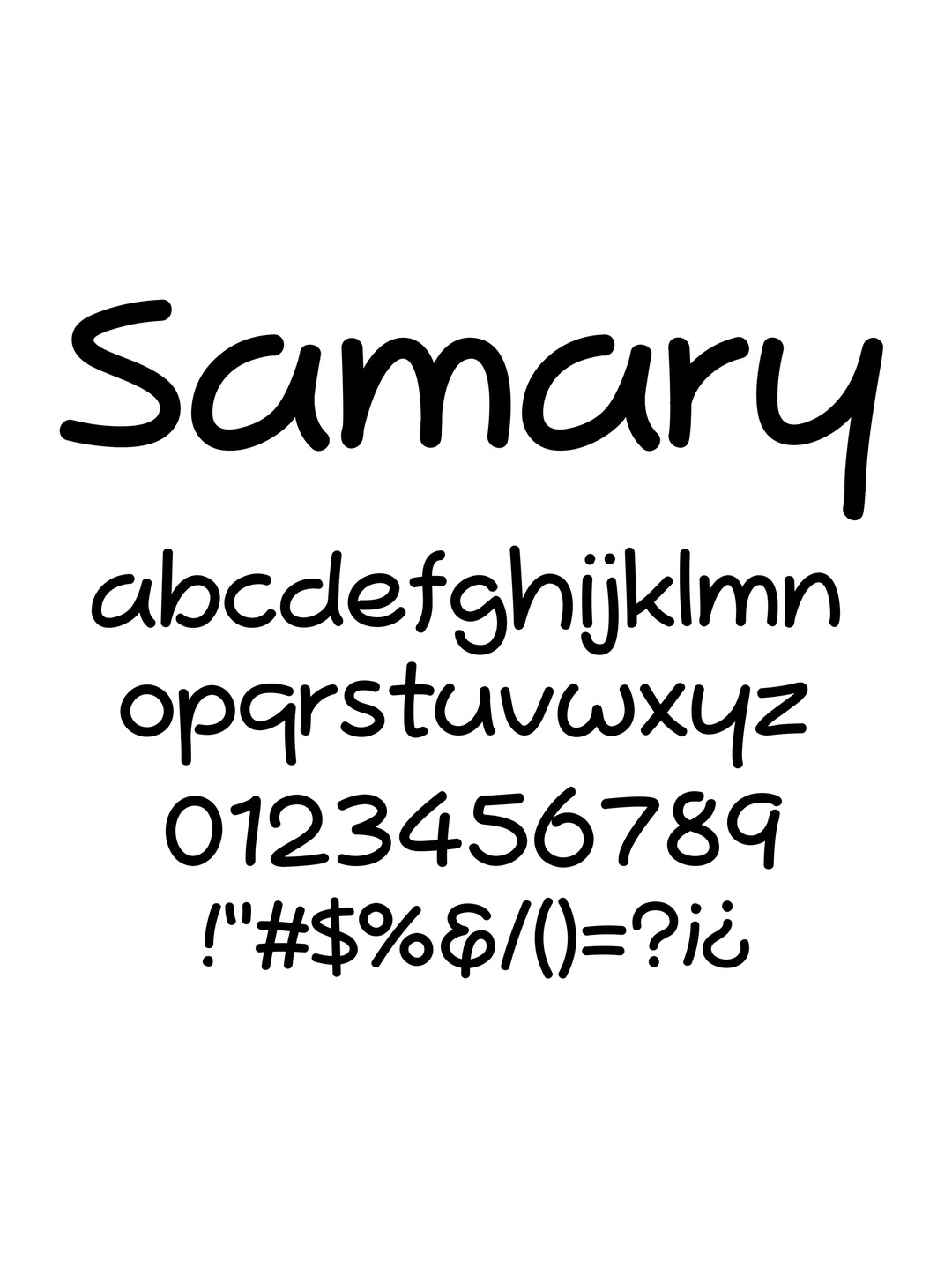 Specimen Samary