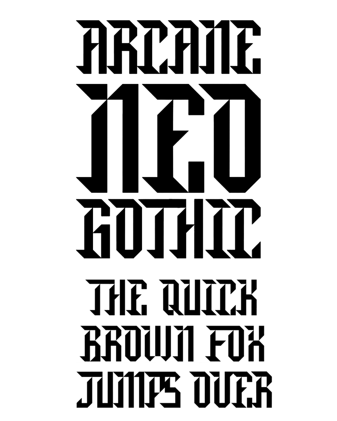Specimen Arcane Neo Gothic