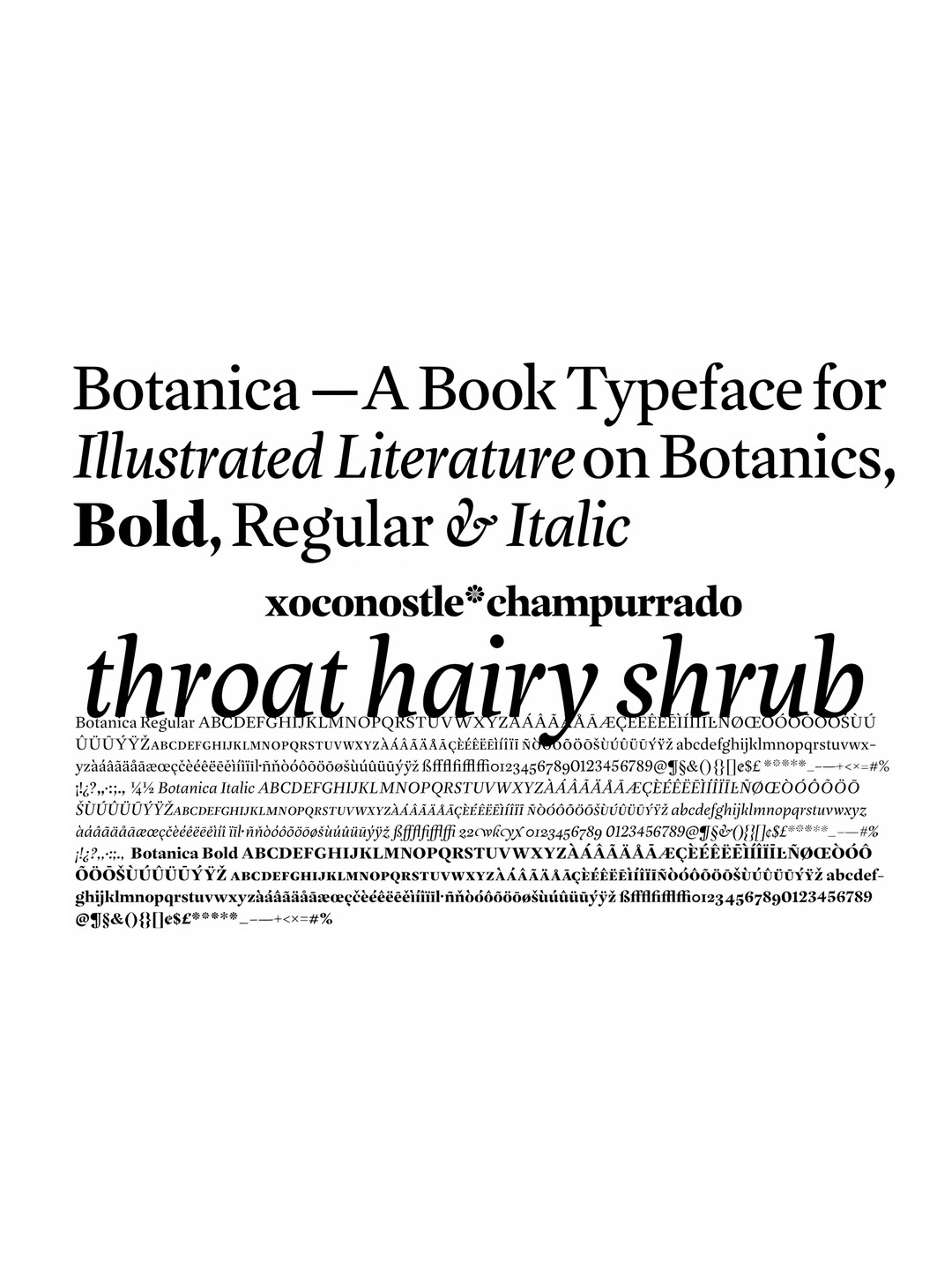 Specimen Botánica