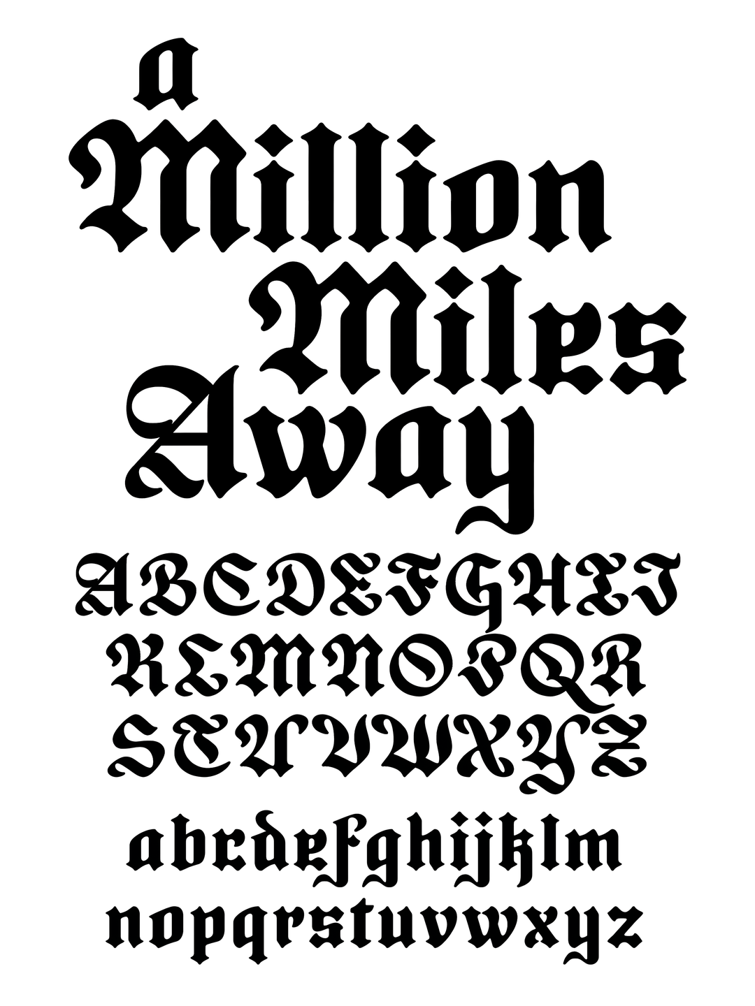 Specimen A Million Miles Away