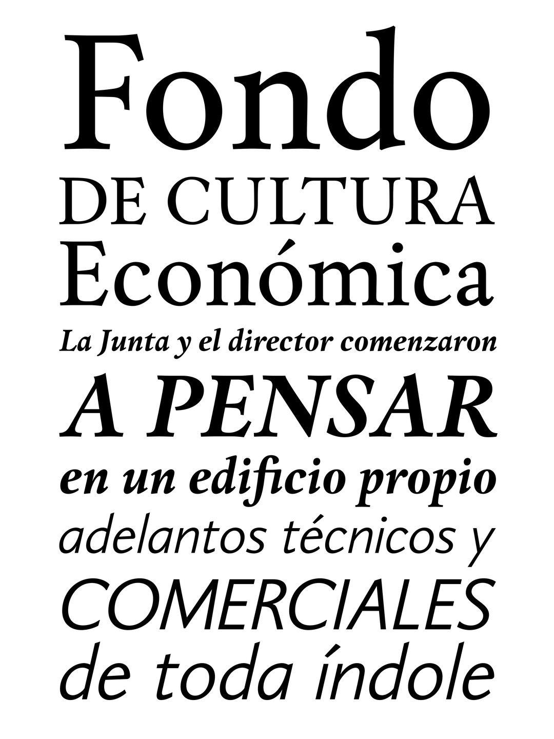 Specimen Fondo