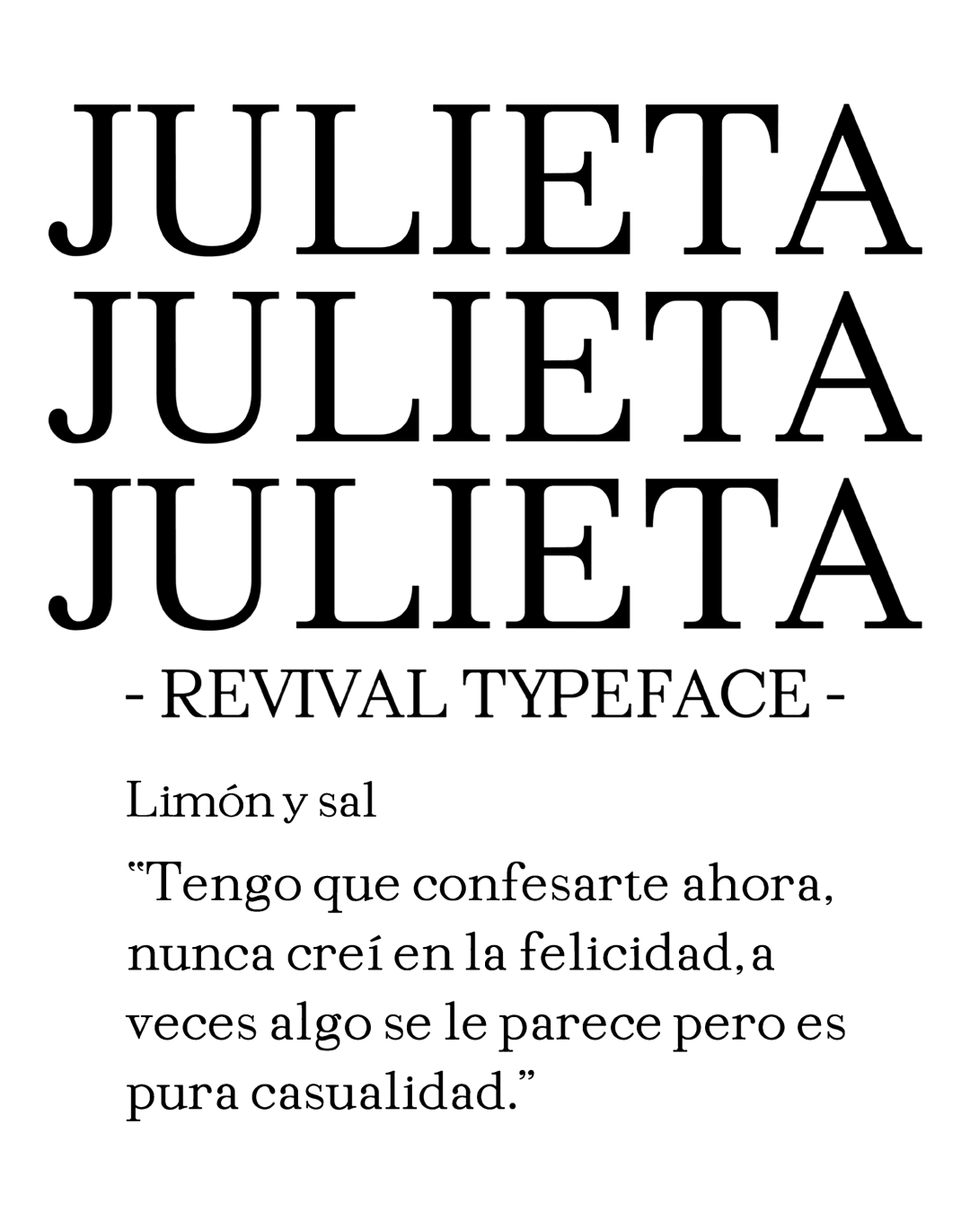 Specimen Julieta