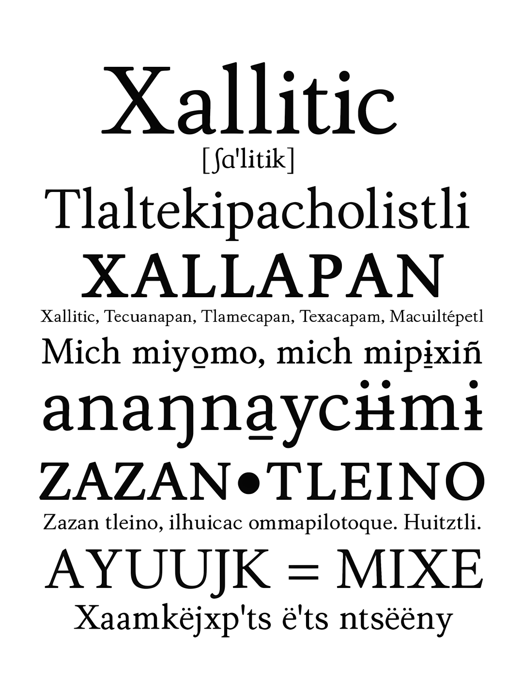 Specimen Xallitic