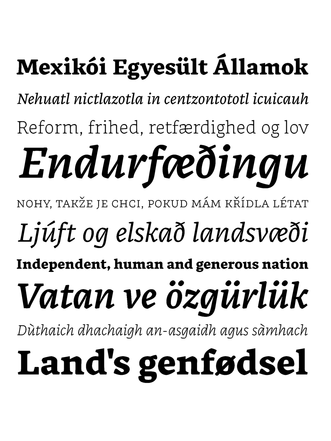Specimen GMX