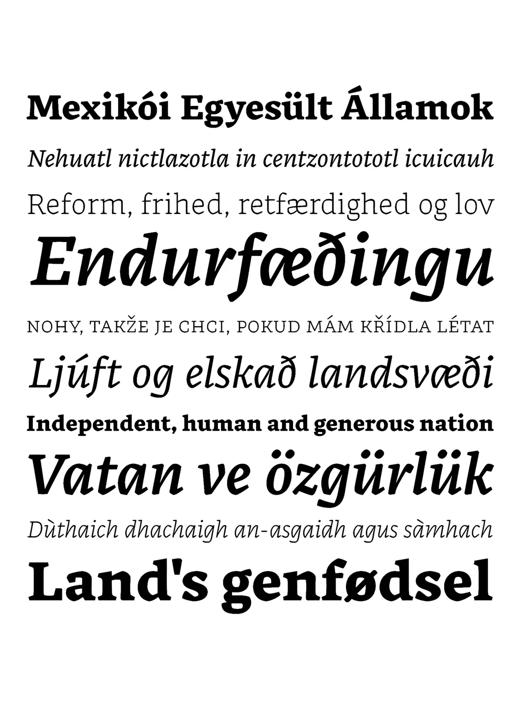 Specimen GMX