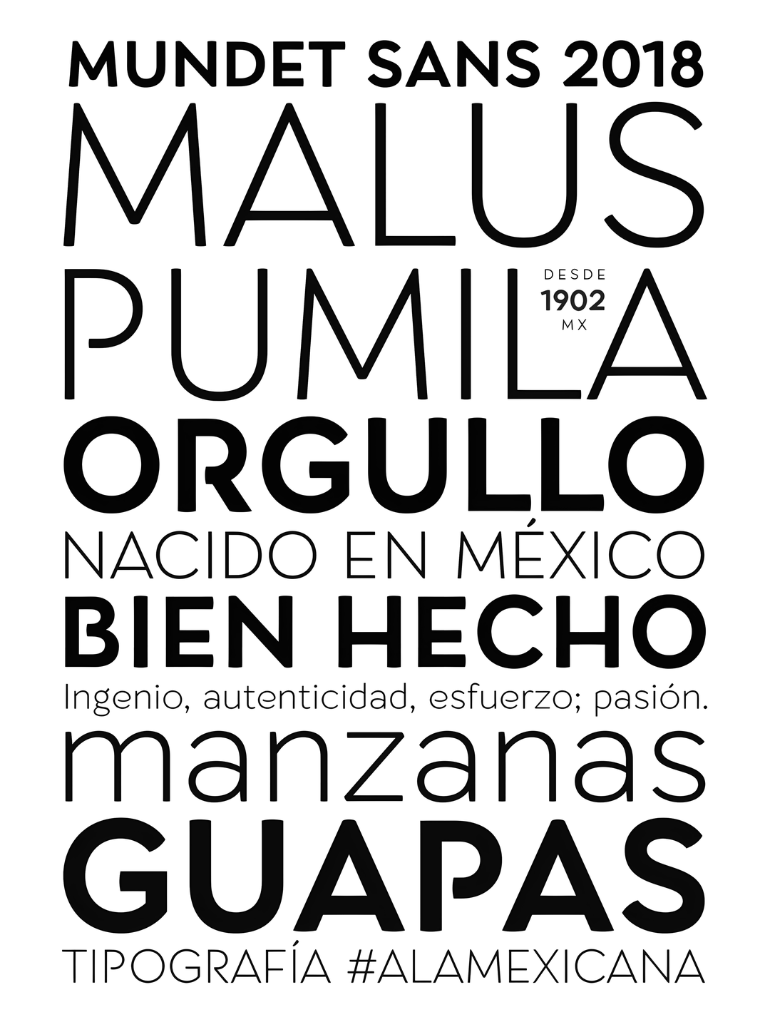 Specimen Mundet Sans