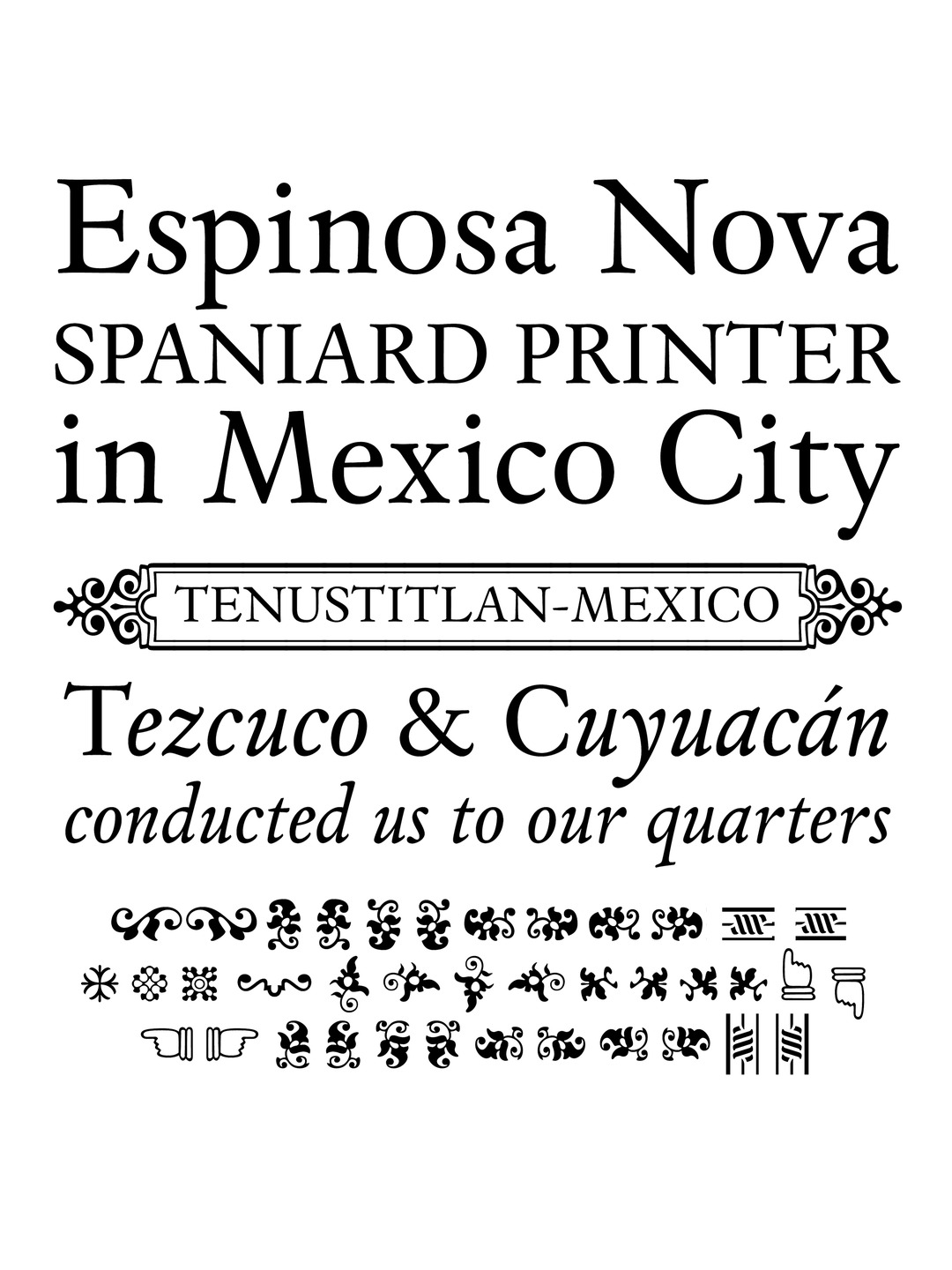 Specimen Espinosa Nova