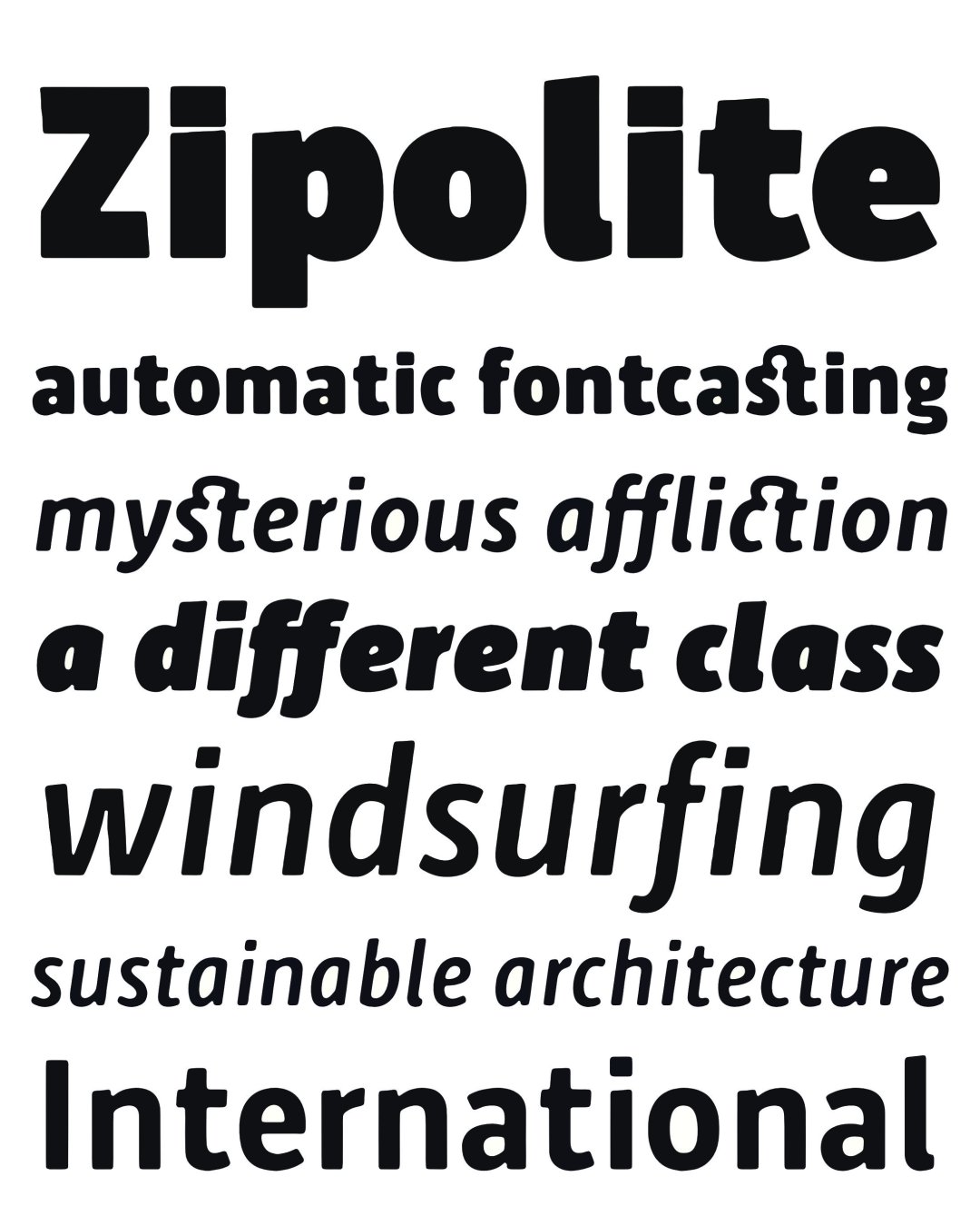 Specimen Zipolite