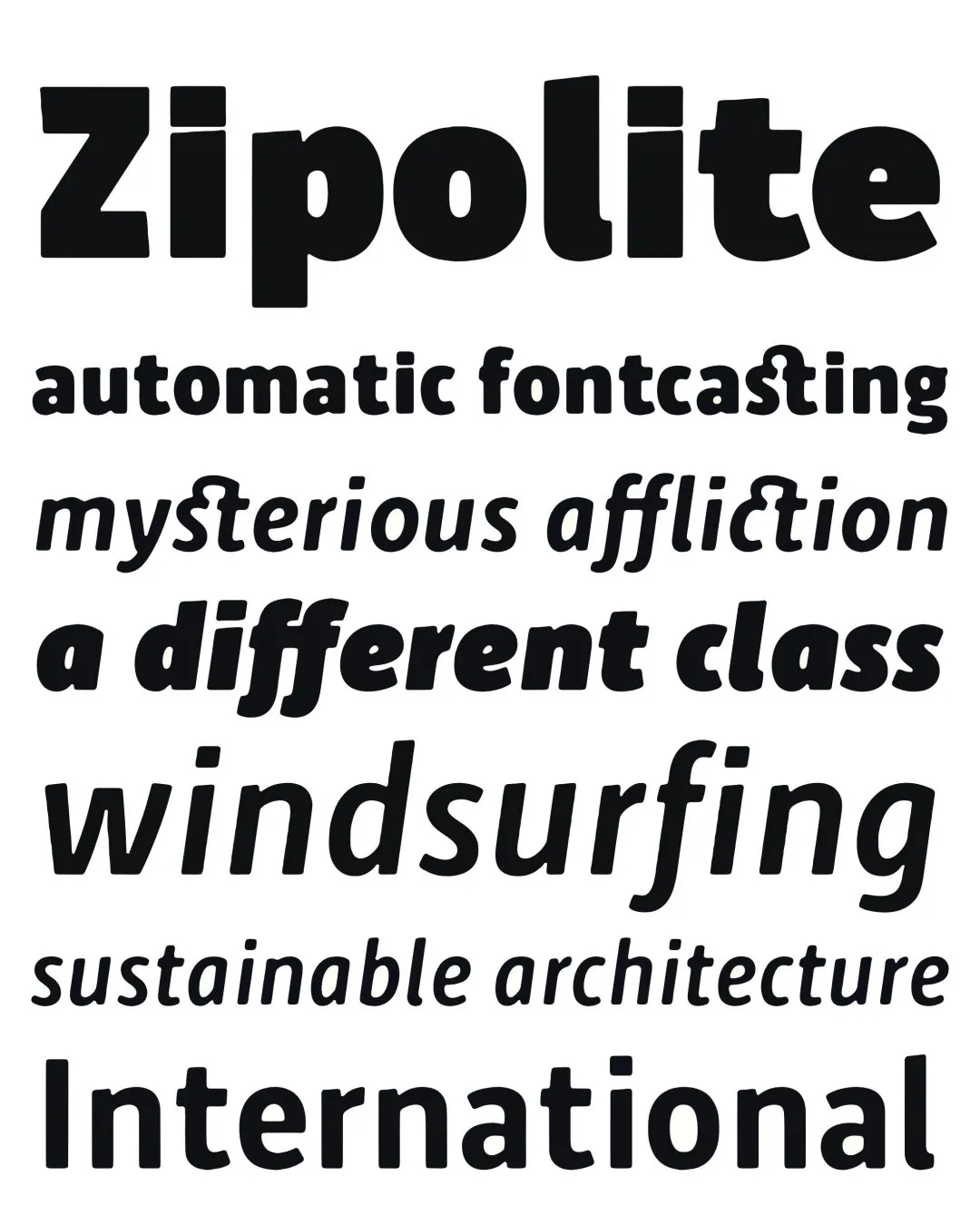 Specimen Zipolite