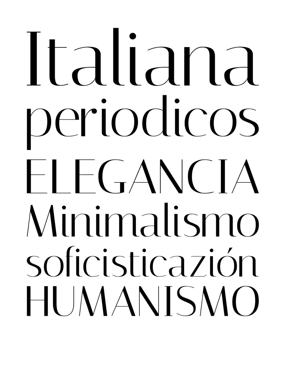 Specimen Italiana