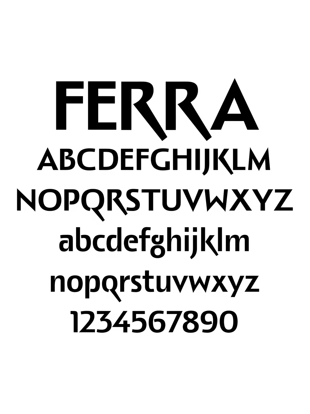 Specimen Ferra Sans