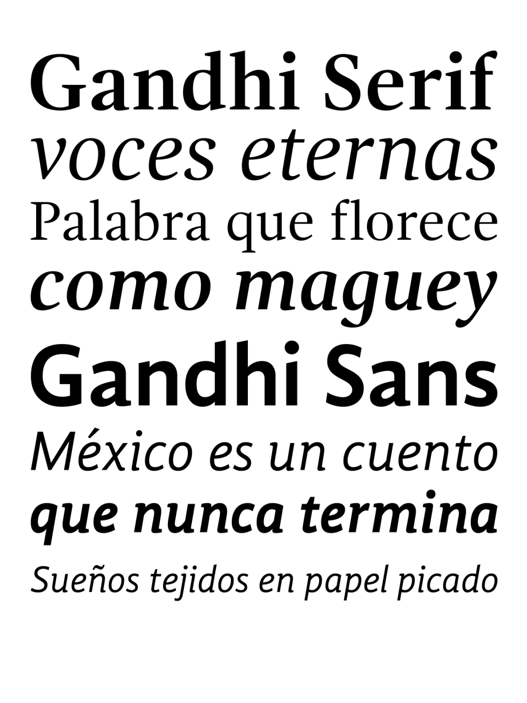 Specimen Gandhi