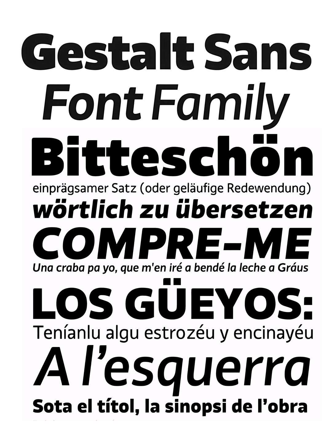 Specimen Gestalt