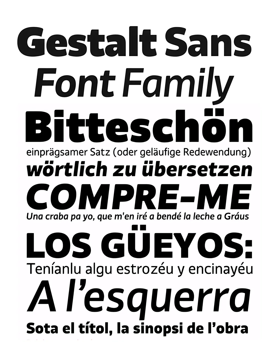 Specimen Gestalt