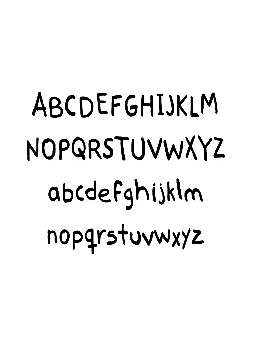 Specimen Indio script