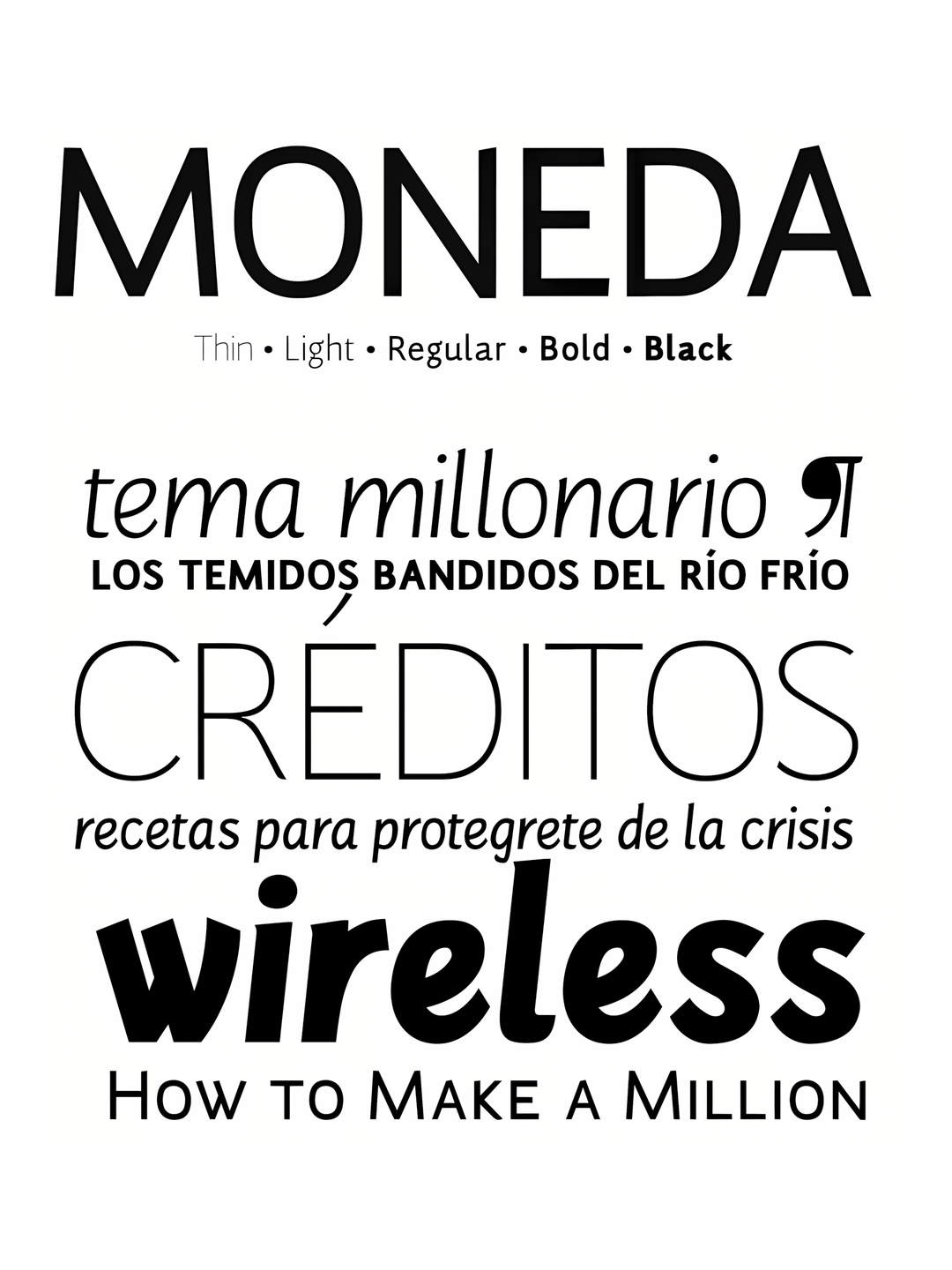 Specimen Moneda